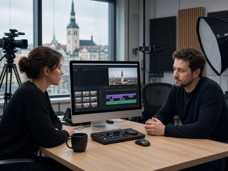 Editing clinic at Vividtress Newsroom