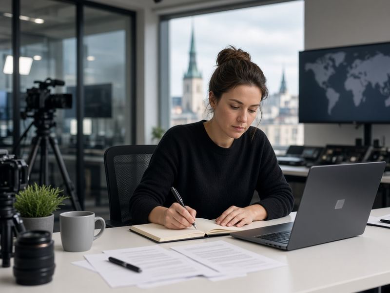 News writing at Vividtress Newsroom